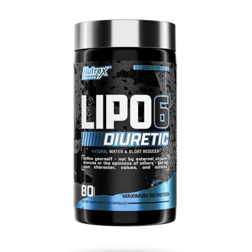 LIPO 6 BLACK DIURETIC от Nutrex – 80 капсули